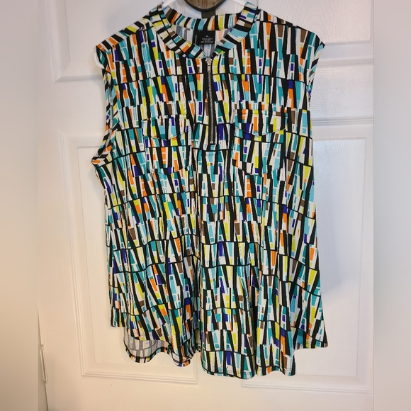 COPY - New Direction Woman's Retro Top, Size: XL, Color: Multi-colored - Picture 3 of 12